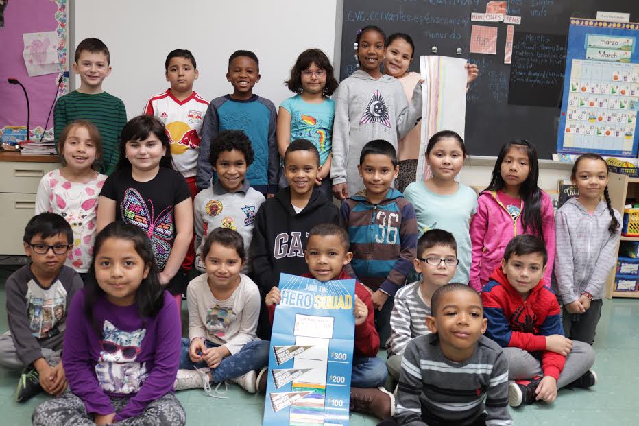 Mrs. Soto's Second-Grade Class at Trinity Elementary School Raised $254 in the Recent Pennies for Patients Campaign
