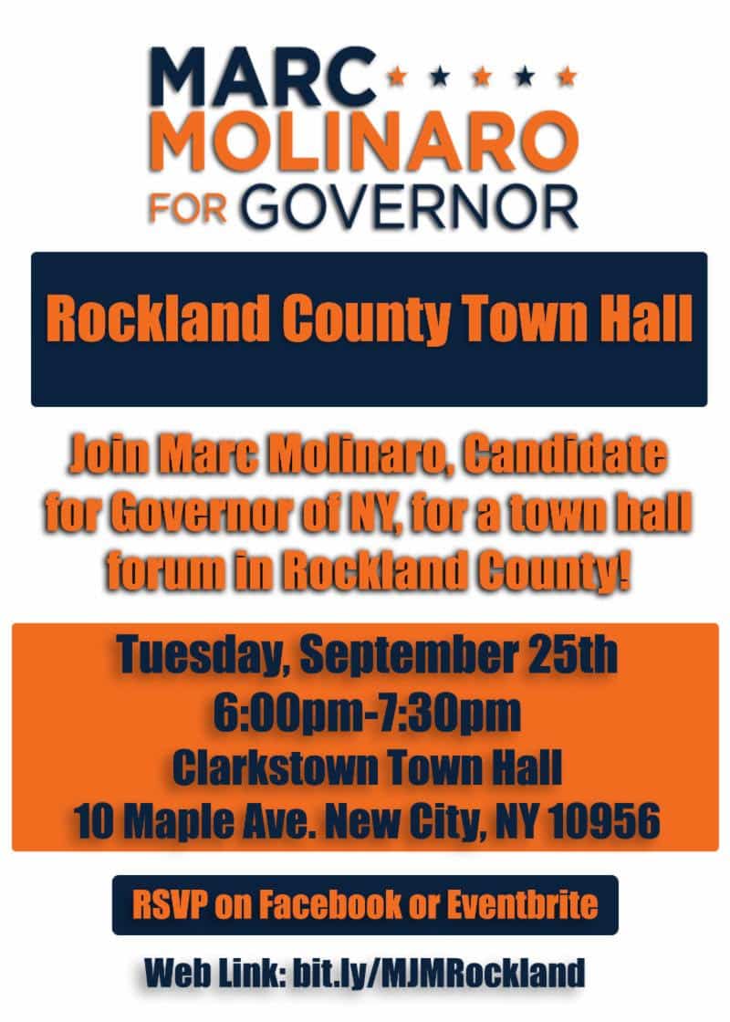 Town Hall Forum in Rockland County