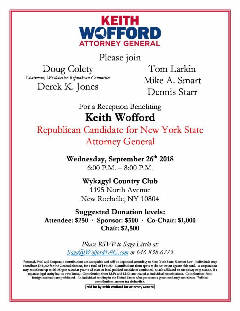 Reception Benefiting Keith Wofford