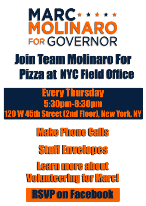 Join Team Molinaro For Pizz
