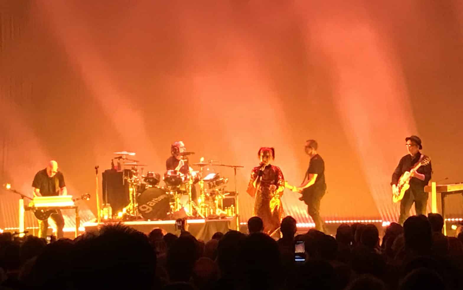 Garbage with Shirley Manson on stage at The Capital Theatre on Saturday night.