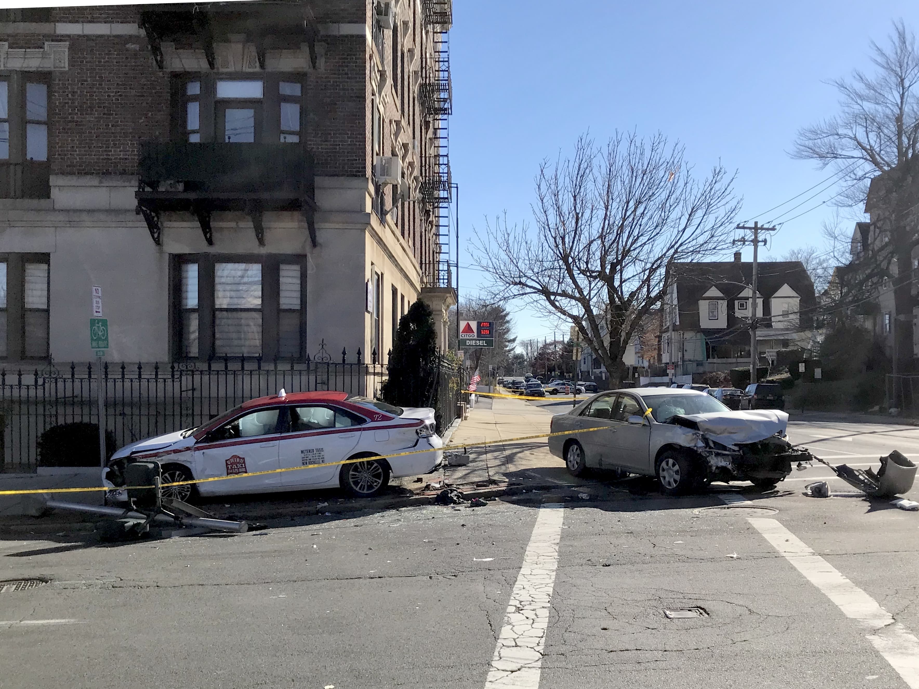 Taxi Passenger Thrown from Vehicle in Thanksgiving Morning Car Crash in