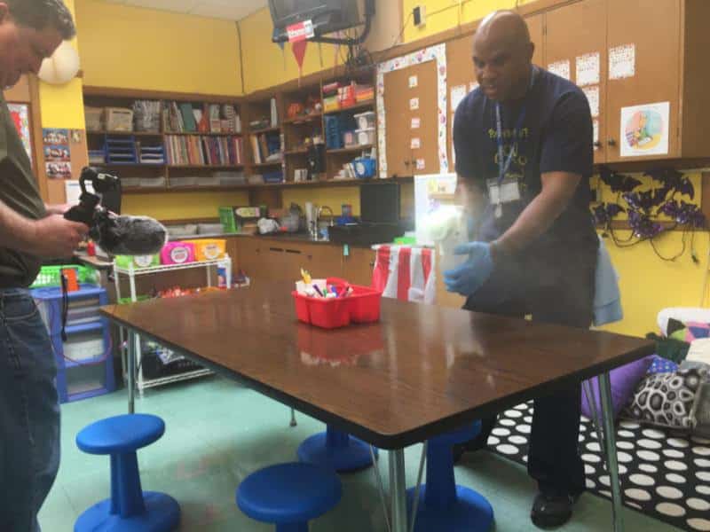 District's Disinfecting is Subject of Video