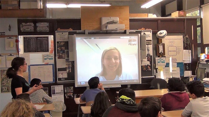 iRobot Co-Founder Beams into Albert Leonard