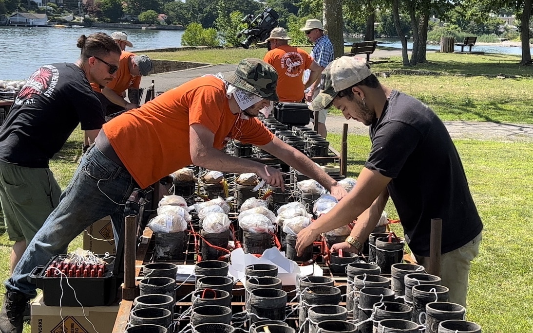 Behind the Scenes with Grucci Fireworks at Five Islands Park New