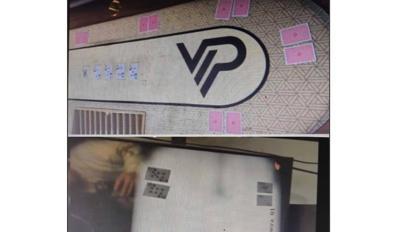 Image of an x-ray poker table, from defendant STROUD's iCloud account