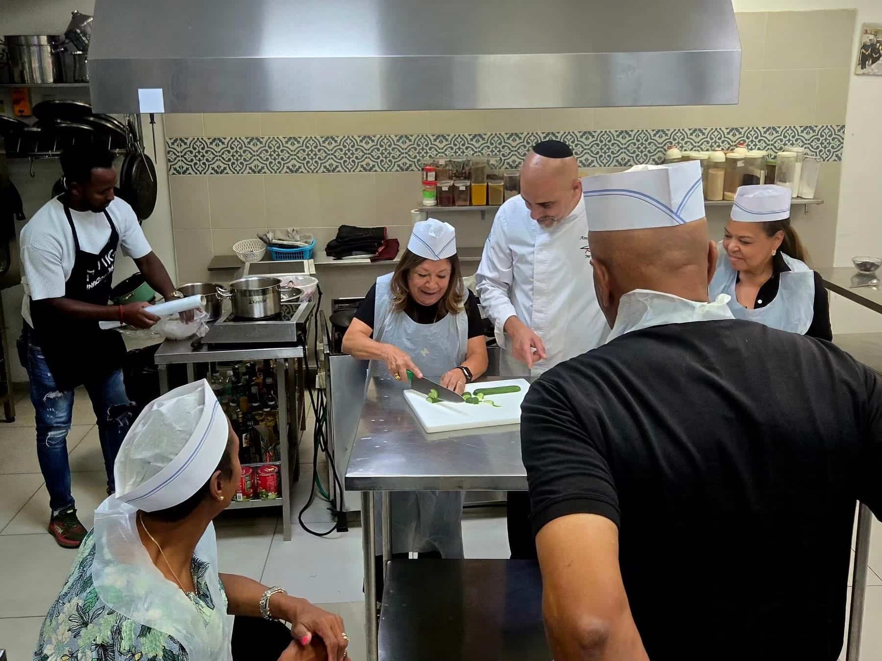 Preparing and cooking dinner